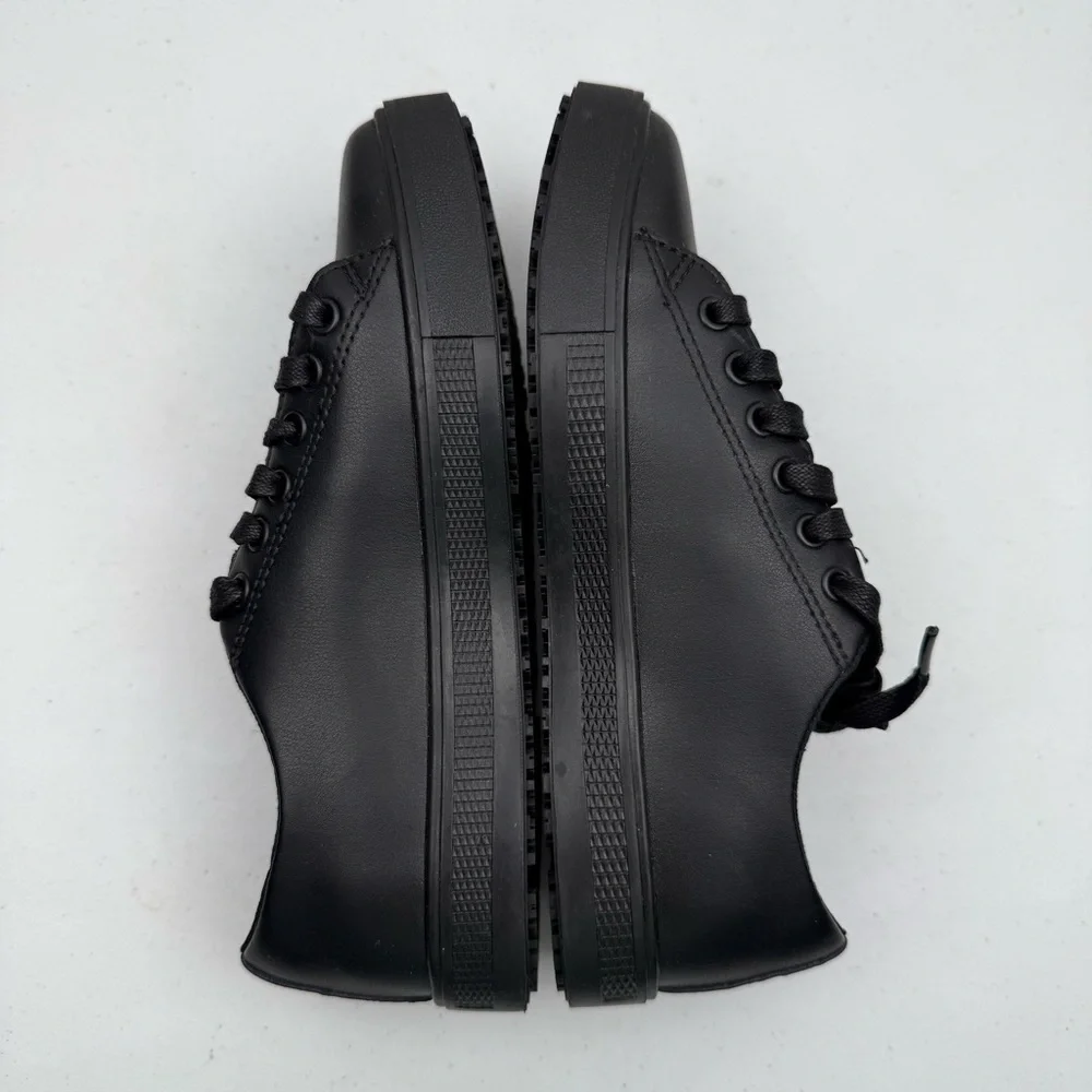 NIB Shoes for Crew Women’s Old School Low-Rider IV Leather Black 3611 Size 5M